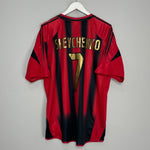 Shop 2004/05 AC MILAN SHEVCHENKO #7 HOME SHIRT (XL) ADIDAS, classic football shirts, vintage football shirts & retro soccer jerseys at Cult Kits