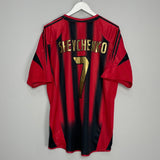 Shop 2004/05 AC MILAN SHEVCHENKO #7 HOME SHIRT (XL) ADIDAS, classic football shirts, vintage football shirts & retro soccer jerseys at Cult Kits