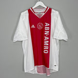 Shop 2004/05 AJAX HOME SHIRT (L) ADIDAS, classic football shirts, vintage football shirts & retro soccer jerseys at Cult Kits