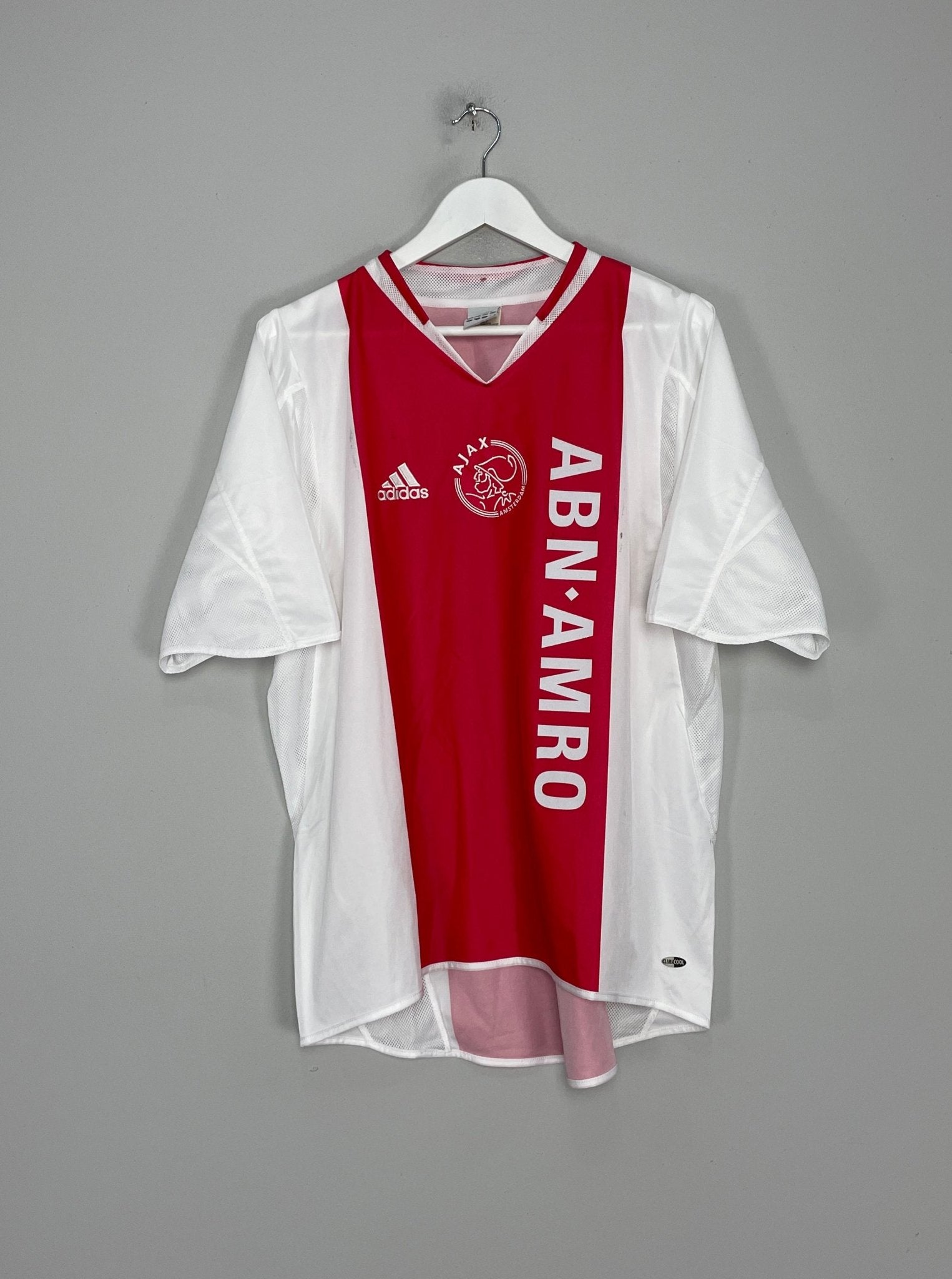 Shop 2004/05 AJAX HOME SHIRT (L) ADIDAS, classic football shirts, vintage football shirts & retro soccer jerseys at Cult Kits
