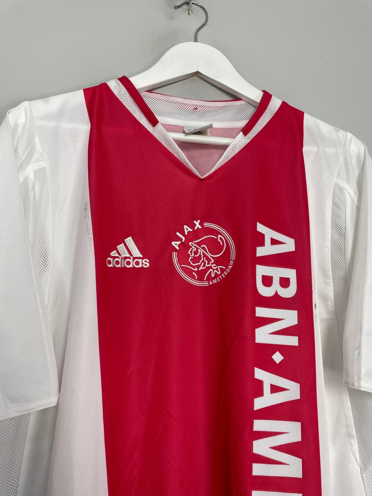 Shop 2004/05 AJAX HOME SHIRT (L) ADIDAS, classic football shirts, vintage football shirts & retro soccer jerseys at Cult Kits