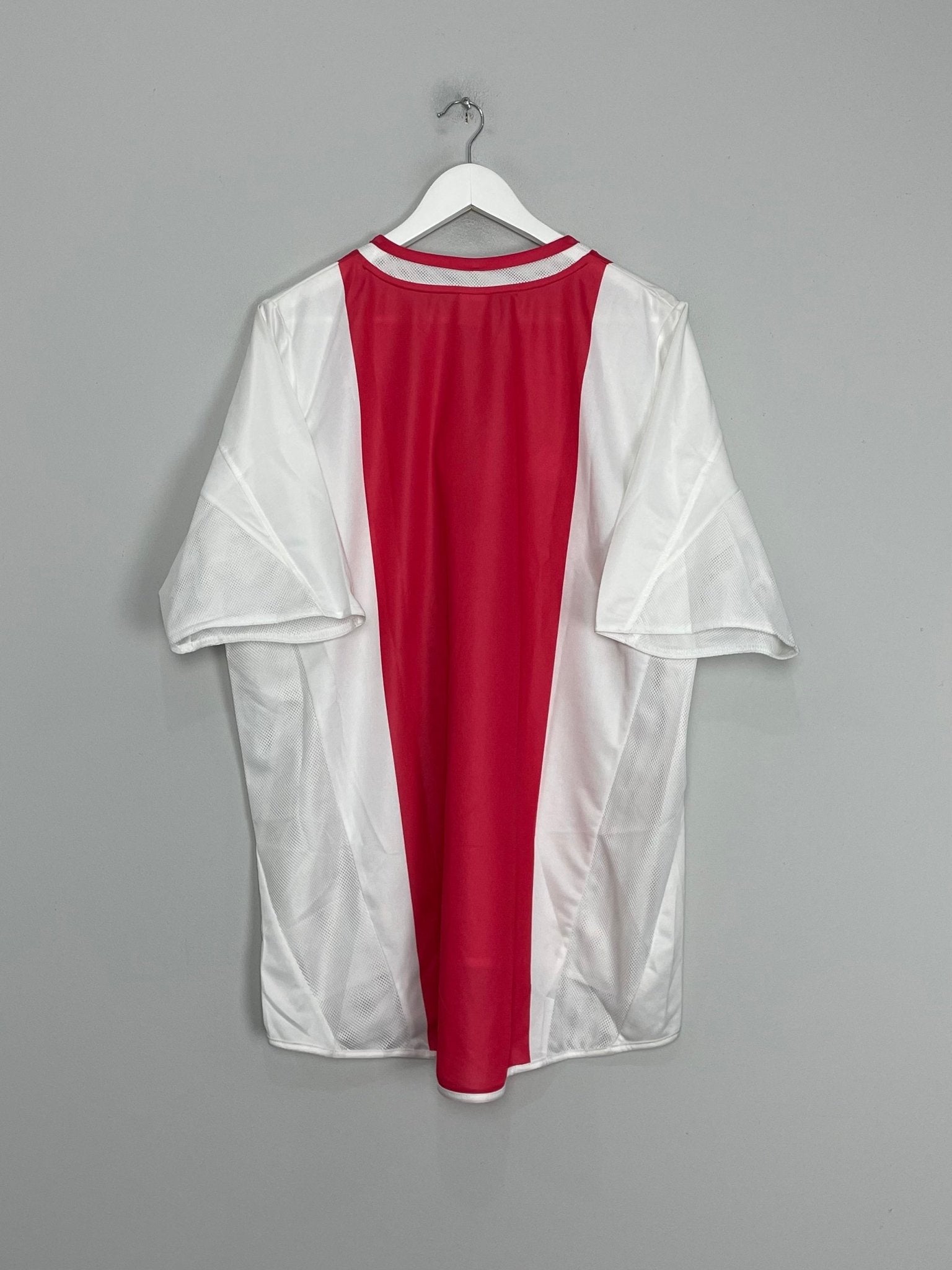 Shop 2004/05 AJAX HOME SHIRT (XL) ADIDAS, classic football shirts, vintage football shirts & retro soccer jerseys at Cult Kits