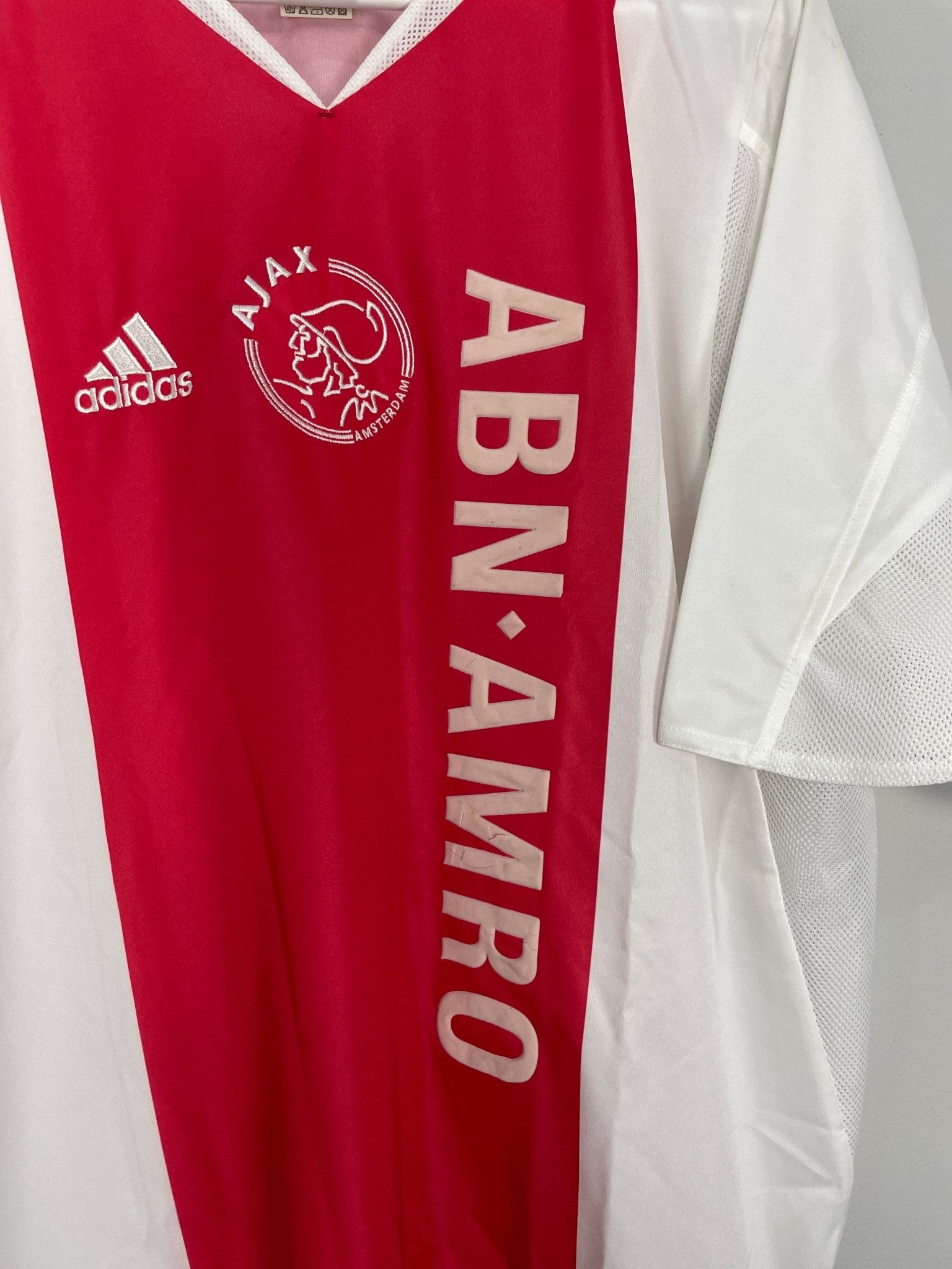 Shop 2004/05 AJAX HOME SHIRT (XL) ADIDAS, classic football shirts, vintage football shirts & retro soccer jerseys at Cult Kits