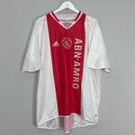Shop 2004/05 AJAX HOME SHIRT (XL) ADIDAS, classic football shirts, vintage football shirts & retro soccer jerseys at Cult Kits