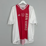 Shop 2004/05 AJAX HOME SHIRT (XL) ADIDAS, classic football shirts, vintage football shirts & retro soccer jerseys at Cult Kits