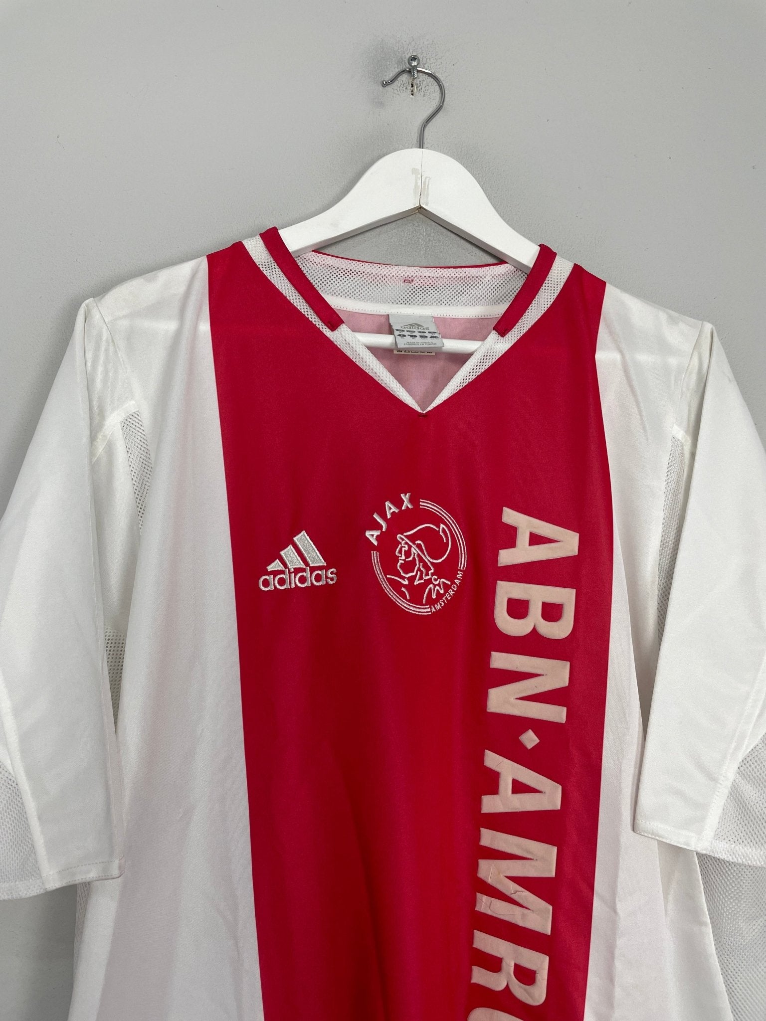 Shop 2004/05 AJAX HOME SHIRT (XL) ADIDAS, classic football shirts, vintage football shirts & retro soccer jerseys at Cult Kits