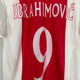 Shop 2004/05 AJAX IBRAHIMOVIC #9 HOME SHIRT (S) ADIDAS, classic football shirts, vintage football shirts & retro soccer jerseys at Cult Kits