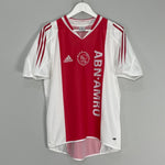 Shop 2004/05 AJAX IBRAHIMOVIC #9 HOME SHIRT (S) ADIDAS, classic football shirts, vintage football shirts & retro soccer jerseys at Cult Kits