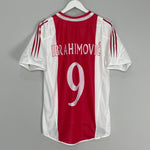 Shop 2004/05 AJAX IBRAHIMOVIC #9 HOME SHIRT (S) ADIDAS, classic football shirts, vintage football shirts & retro soccer jerseys at Cult Kits