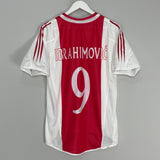 Shop 2004/05 AJAX IBRAHIMOVIC #9 HOME SHIRT (S) ADIDAS, classic football shirts, vintage football shirts & retro soccer jerseys at Cult Kits
