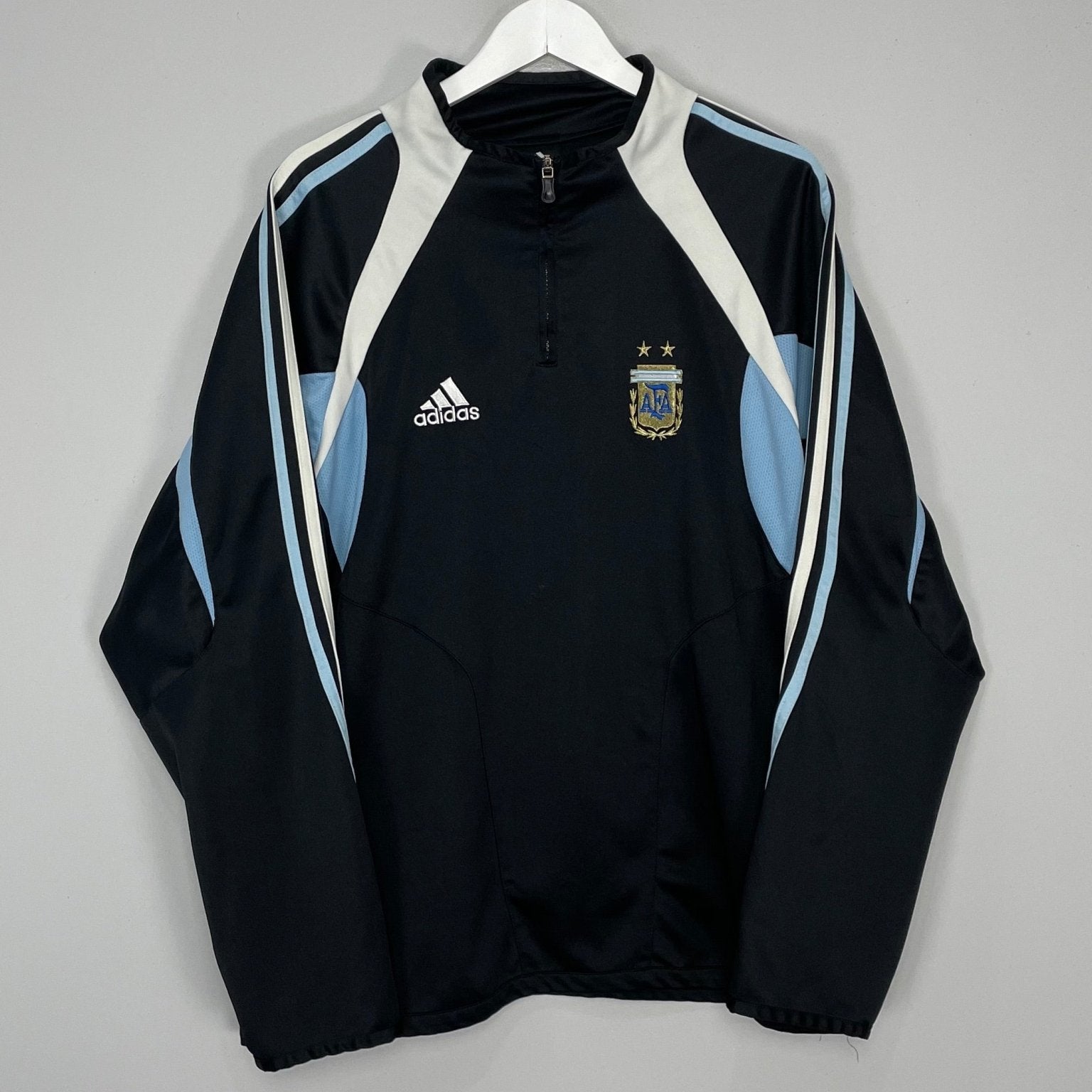 Shop 2004/05 ARGENTINA 1/4 ZIP JACKET (XL) ADIDAS, classic football shirts, vintage football shirts & retro soccer jerseys at Cult Kits