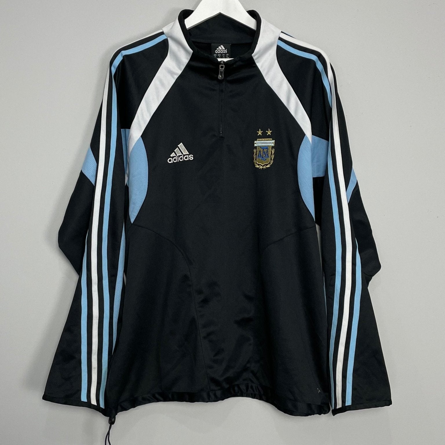 Shop 2004/05 ARGENTINA 1/4 ZIP JACKET (XL) ADIDAS, classic football shirts, vintage football shirts & retro soccer jerseys at Cult Kits