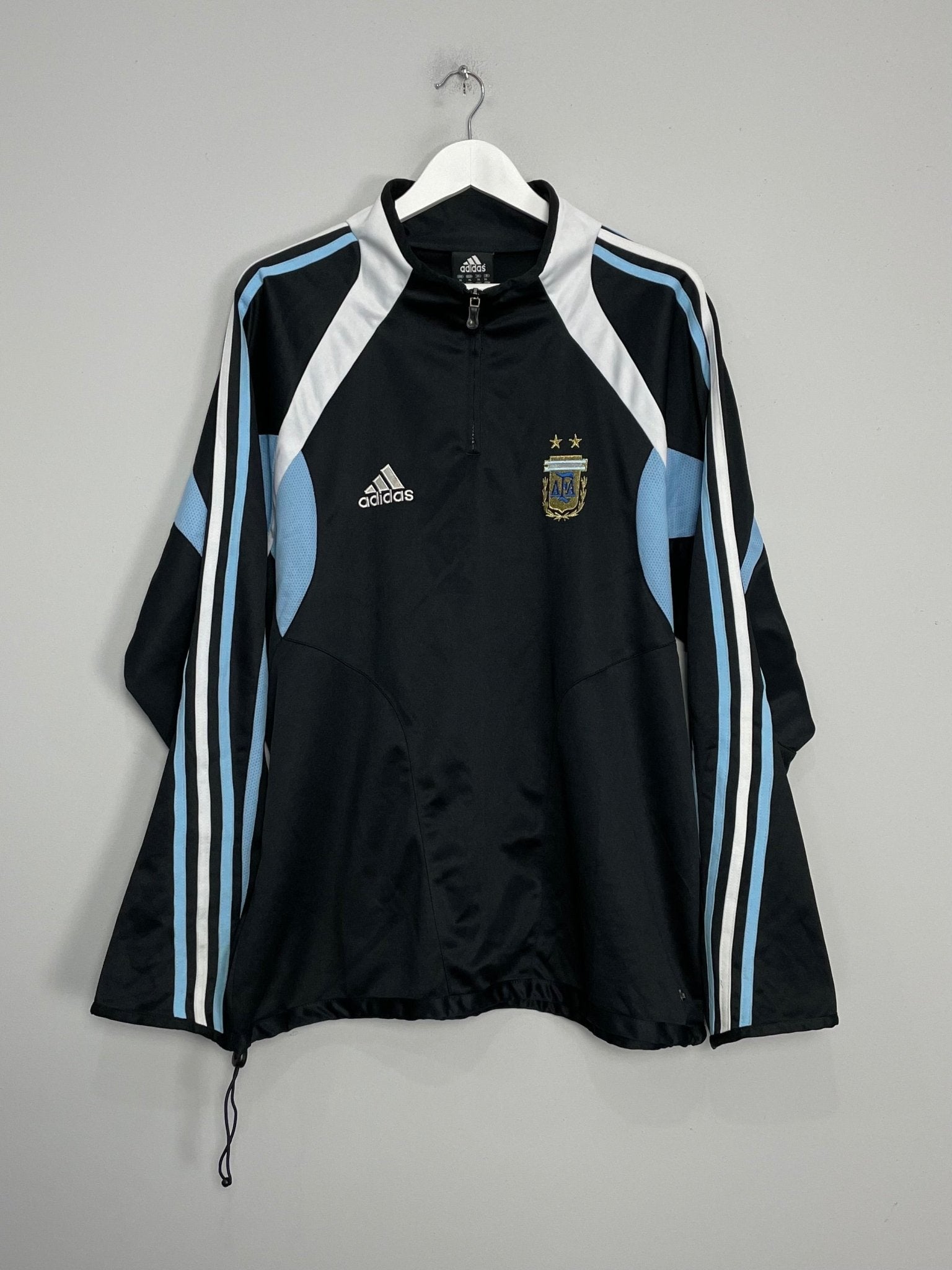 Shop 2004/05 ARGENTINA 1/4 ZIP JACKET (XL) ADIDAS, classic football shirts, vintage football shirts & retro soccer jerseys at Cult Kits