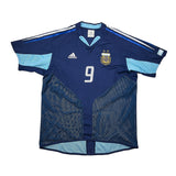 Buy 2004/05 Argentina Batistuta 9 Away Shirt (L) Adidas ~ Free worldwide shipping ~ Authentic Vintage Football Shirts from Cult Kits