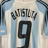 2004/05 ARGENTINA BATISTUTA 9 HOME SHIRT (M) ADIDAS - Cult Kits - Medium - Buy Vintage Football Shirts, Authentic Retro Football Shirts For Sale, Classic Football Shirts & Soccer Jersey