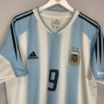 2004/05 ARGENTINA BATISTUTA 9 HOME SHIRT (M) ADIDAS - Cult Kits - Medium - Buy Vintage Football Shirts, Authentic Retro Football Shirts For Sale, Classic Football Shirts & Soccer Jersey
