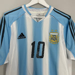Shop 2004/05 ARGENTINA MARADONA #10 HOME SHIRT (M) ADIDAS, classic football shirts, vintage football shirts & retro soccer jerseys at Cult Kits