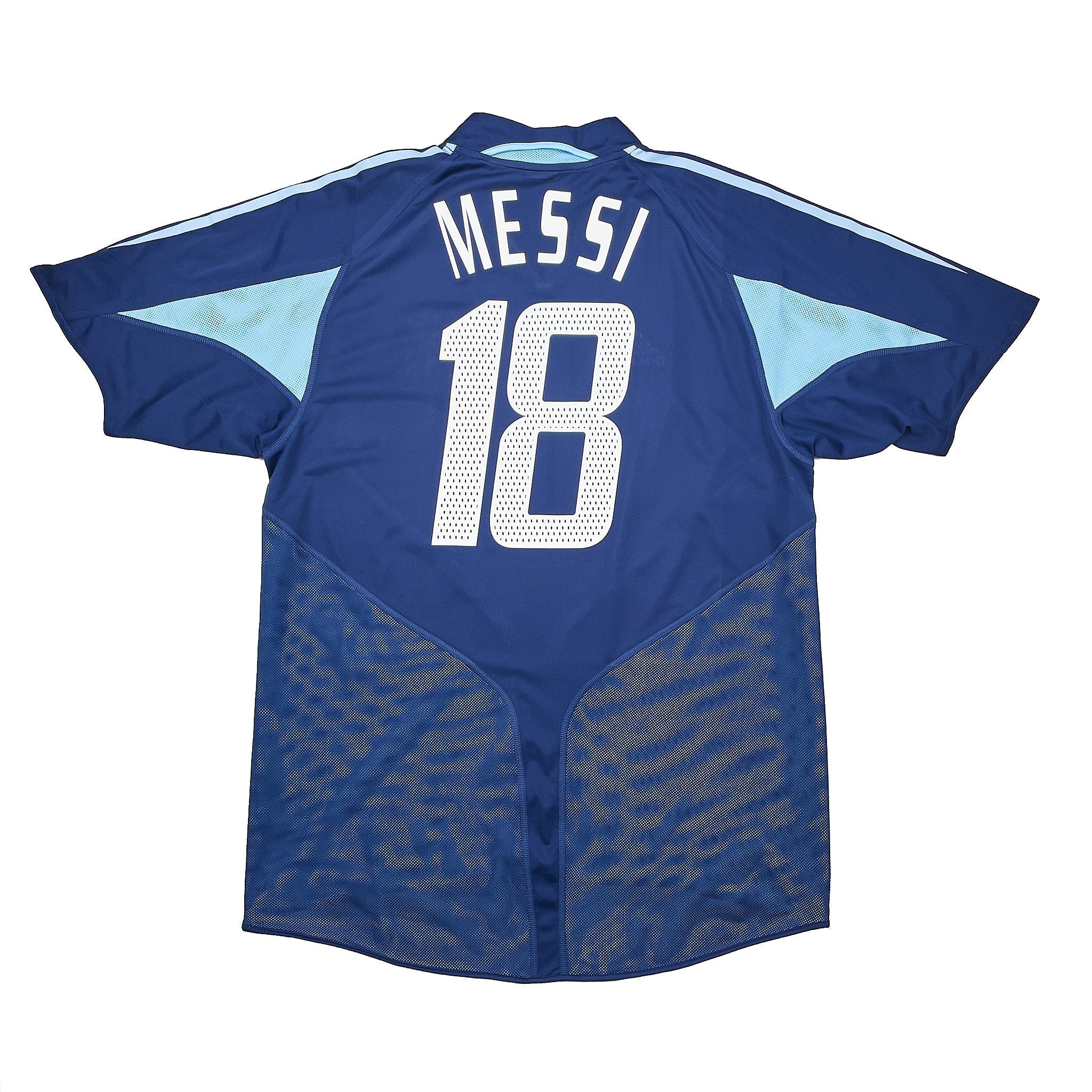 Buy 2004/05 ARGENTINA MESSI 18 AWAY SHIRT (L) ADIDAS ~ Free worldwide shipping available ~ Authentic Vintage Football Shirts from Cult Kits