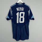 Shop 2004/05 ARGENTINA MESSI #18 AWAY SHIRT (L) ADIDAS, classic football shirts, vintage football shirts & retro soccer jerseys at Cult Kits