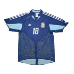 Buy 2004/05 ARGENTINA MESSI 18 AWAY SHIRT (L) ADIDAS ~ Free worldwide shipping available ~ Authentic Vintage Football Shirts from Cult Kits
