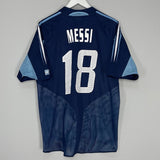 Shop 2004/05 ARGENTINA MESSI #18 AWAY SHIRT (L) ADIDAS, classic football shirts, vintage football shirts & retro soccer jerseys at Cult Kits