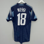 Shop 2004/05 ARGENTINA MESSI #18 AWAY SHIRT (M) ADIDAS, classic football shirts, vintage football shirts & retro soccer jerseys at Cult Kits