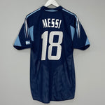 Shop 2004/05 ARGENTINA MESSI #18 AWAY SHIRT (M) ADIDAS, classic football shirts, vintage football shirts & retro soccer jerseys at Cult Kits