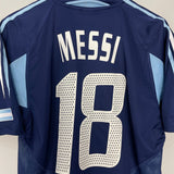 Shop 2004/05 ARGENTINA MESSI #18 AWAY SHIRT (M) ADIDAS, classic football shirts, vintage football shirts & retro soccer jerseys at Cult Kits