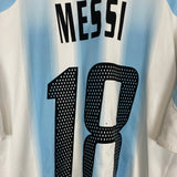 Shop 2004/05 ARGENTINA MESSI #18 HOME SHIRT (XL) ADIDAS, classic football shirts, vintage football shirts & retro soccer jerseys at Cult Kits