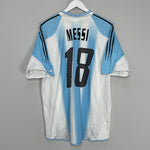 Shop 2004/05 ARGENTINA MESSI #18 HOME SHIRT (XL) ADIDAS, classic football shirts, vintage football shirts & retro soccer jerseys at Cult Kits