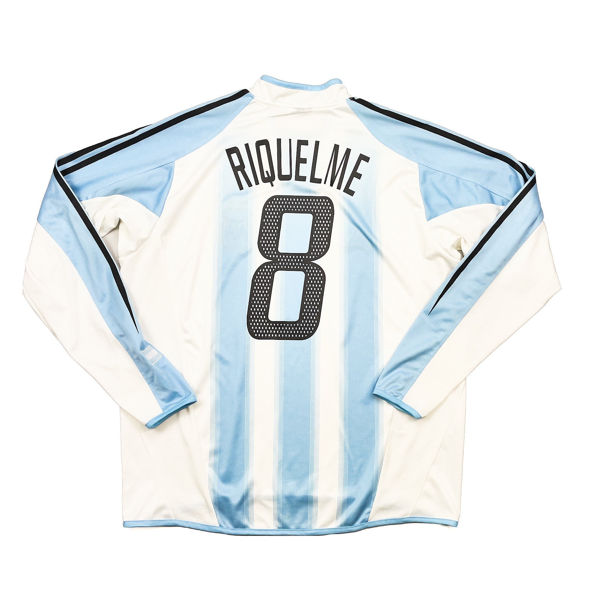 Buy 2004/05 ARGENTINA RIQUELME 8 L/S HOME SHIRT (L) ADIDAS ~ Free worldwide shipping available ~ Authentic Vintage Football Shirts from Cult Kits
