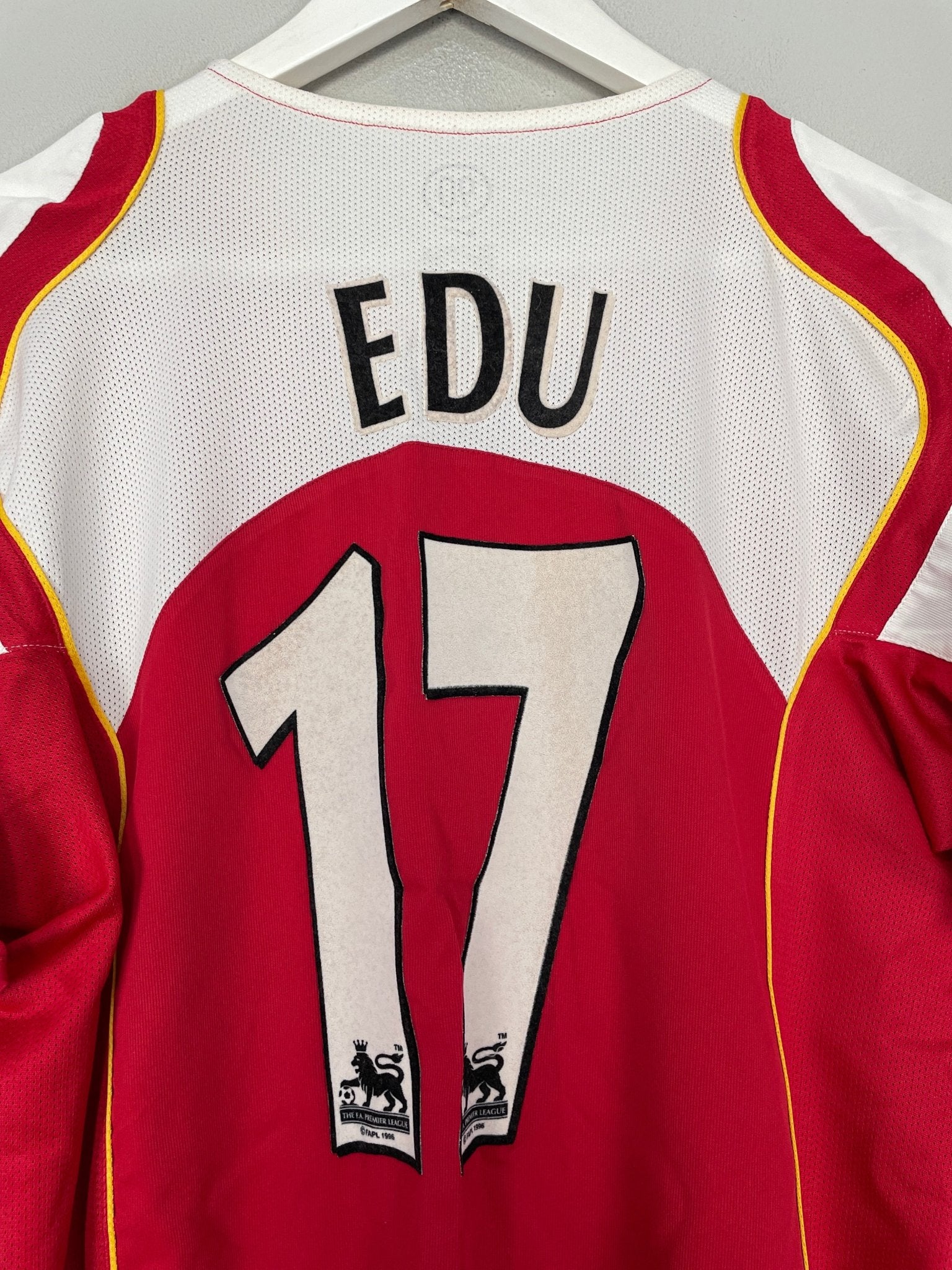 Shop 2004/05 ARSENAL EDU #17 HOME SHIRT (M) NIKE, classic football shirts, vintage football shirts & retro soccer jerseys at Cult Kits