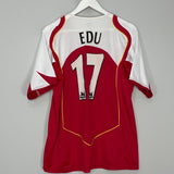 Shop 2004/05 ARSENAL EDU #17 HOME SHIRT (M) NIKE, classic football shirts, vintage football shirts & retro soccer jerseys at Cult Kits