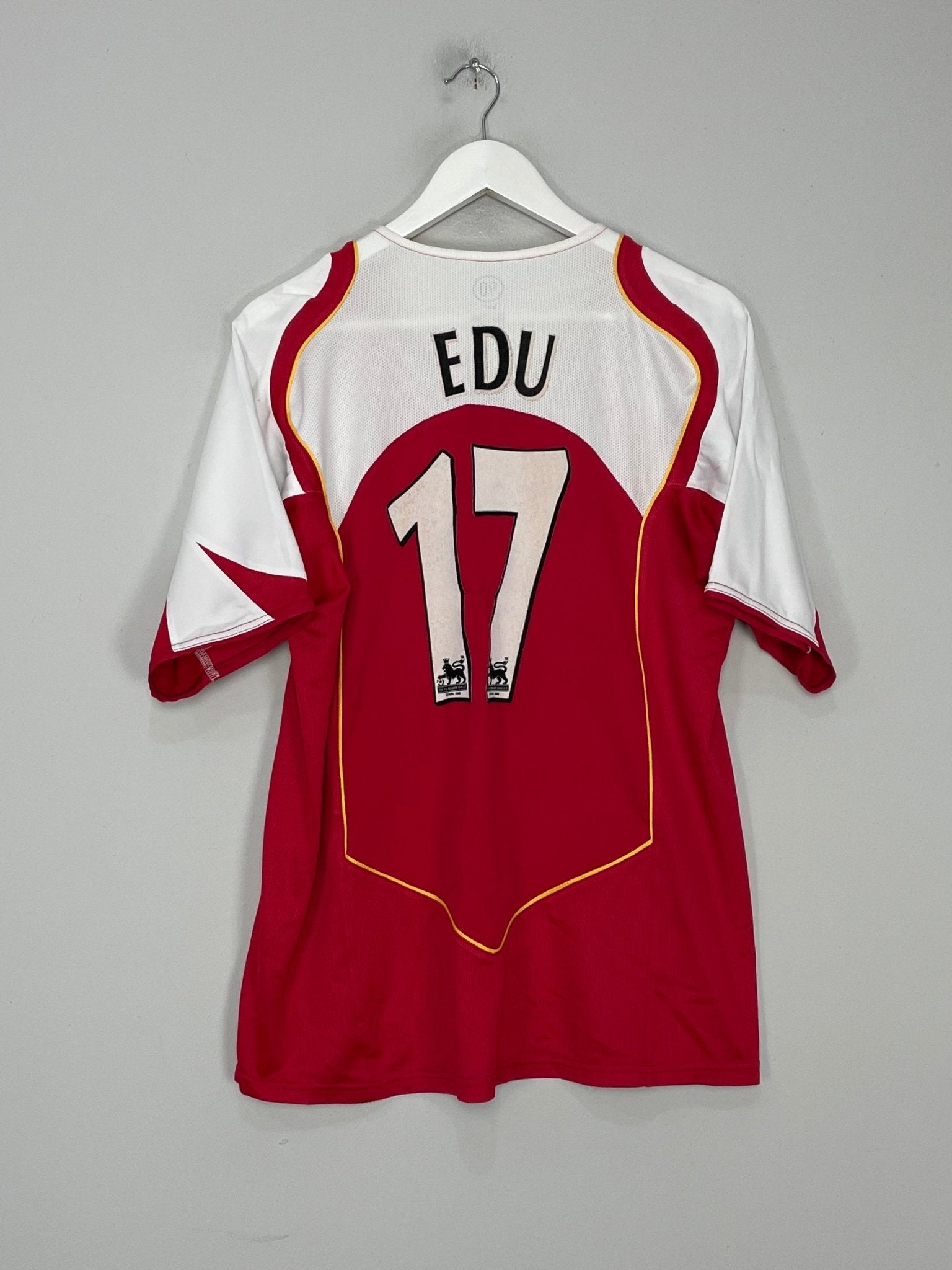 Shop 2004/05 ARSENAL EDU #17 HOME SHIRT (M) NIKE, classic football shirts, vintage football shirts & retro soccer jerseys at Cult Kits