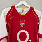 Shop 2004/05 ARSENAL EDU #17 HOME SHIRT (M) NIKE, classic football shirts, vintage football shirts & retro soccer jerseys at Cult Kits