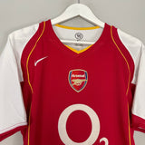 Shop 2004/05 ARSENAL EDU #17 HOME SHIRT (M) NIKE, classic football shirts, vintage football shirts & retro soccer jerseys at Cult Kits