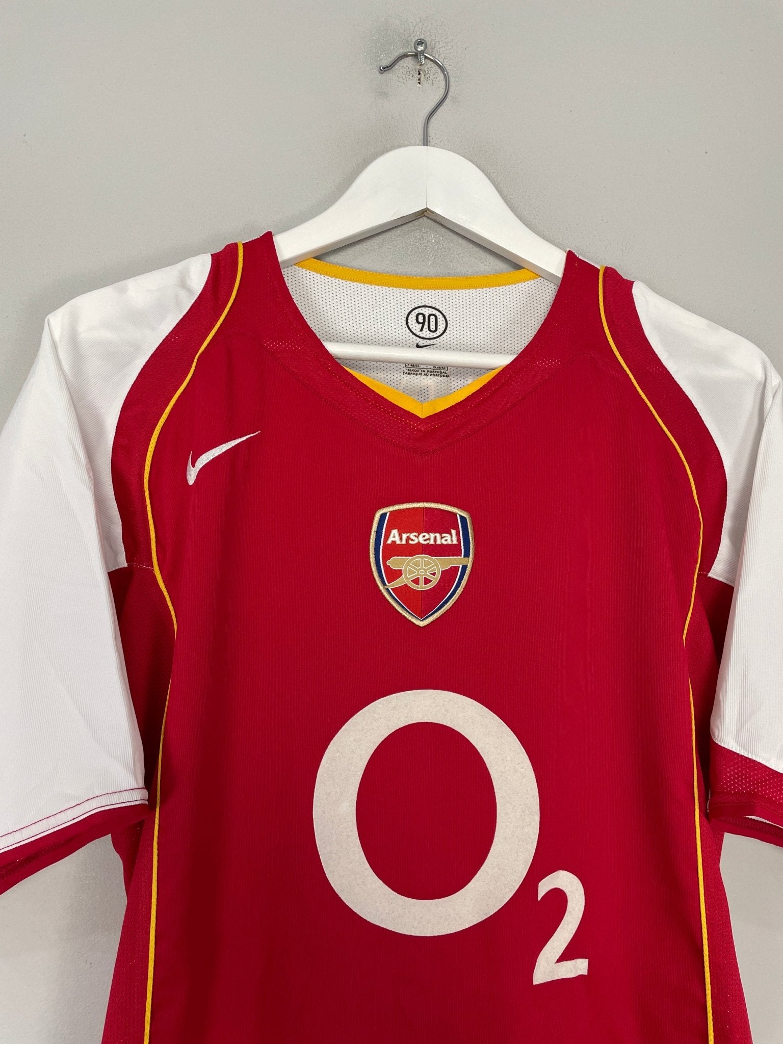 Shop 2004/05 ARSENAL EDU #17 HOME SHIRT (M) NIKE, classic football shirts, vintage football shirts & retro soccer jerseys at Cult Kits