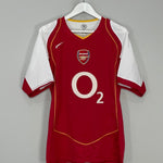 Shop 2004/05 ARSENAL EDU #17 HOME SHIRT (M) NIKE, classic football shirts, vintage football shirts & retro soccer jerseys at Cult Kits