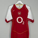 Shop 2004/05 ARSENAL EDU #17 HOME SHIRT (M) NIKE, classic football shirts, vintage football shirts & retro soccer jerseys at Cult Kits