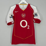 Shop 2004/05 ARSENAL FABREGAS #15 HOME SHIRT (S) NIKE, classic football shirts, vintage football shirts & retro soccer jerseys at Cult Kits