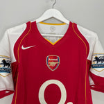 Shop 2004/05 ARSENAL FABREGAS #15 HOME SHIRT (S) NIKE, classic football shirts, vintage football shirts & retro soccer jerseys at Cult Kits