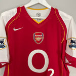 Shop 2004/05 ARSENAL FLAMINI #16 HOME SHIRT (M) NIKE, classic football shirts, vintage football shirts & retro soccer jerseys at Cult Kits