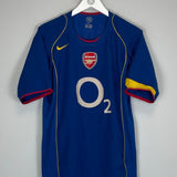2004/05 ARSENAL HENRY 14 AWAY SHIRT (M) NIKE - Cult Kits - Medium - Buy Vintage Football Shirts, Authentic Retro Football Shirts For Sale, Classic Football Shirts & Soccer Jersey