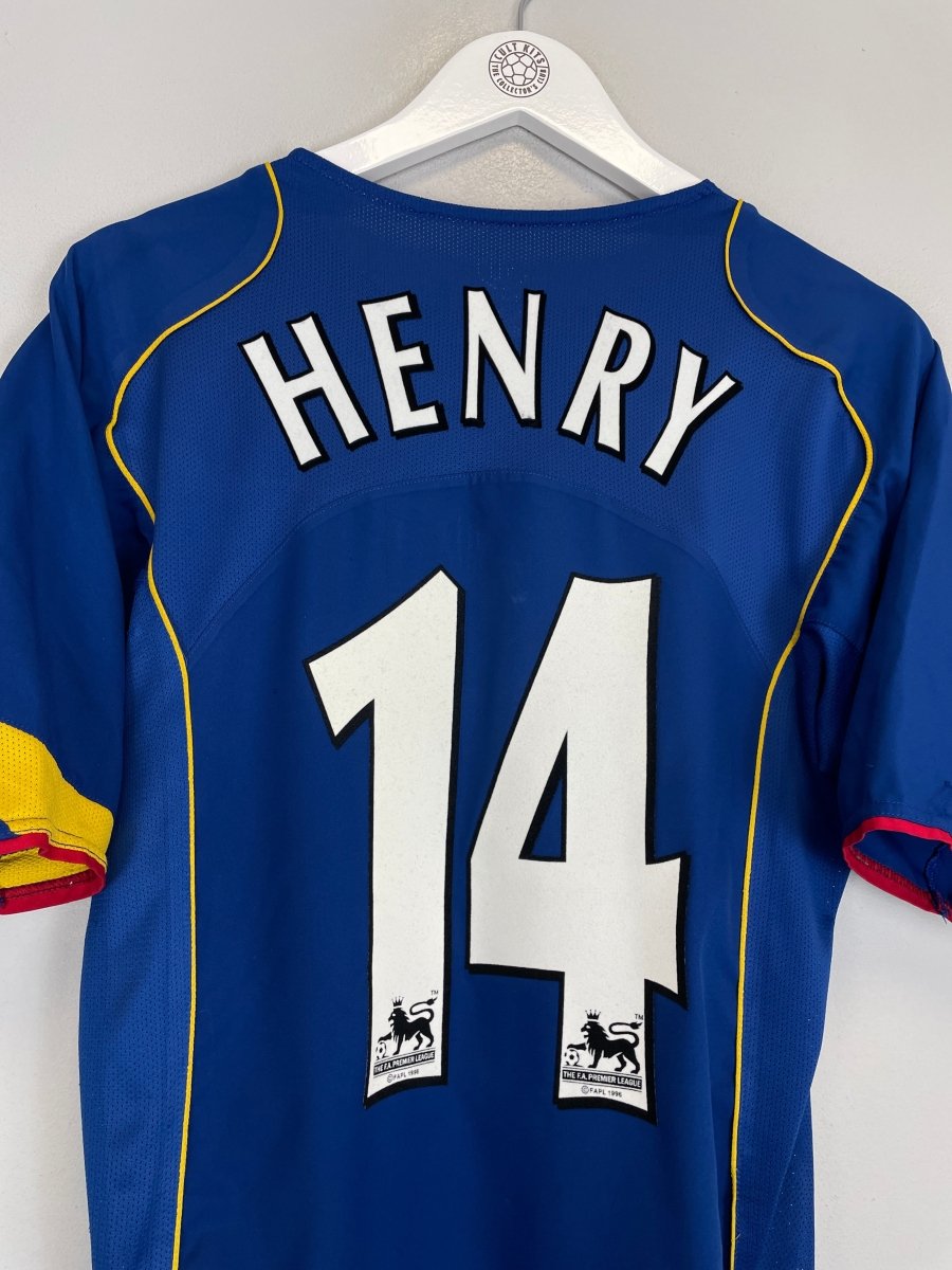 2004/05 ARSENAL HENRY 14 AWAY SHIRT (M) NIKE - Cult Kits - Medium - Buy Vintage Football Shirts, Authentic Retro Football Shirts For Sale, Classic Football Shirts & Soccer Jersey