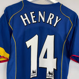2004/05 ARSENAL HENRY 14 AWAY SHIRT (M) NIKE - Cult Kits - Medium - Buy Vintage Football Shirts, Authentic Retro Football Shirts For Sale, Classic Football Shirts & Soccer Jersey
