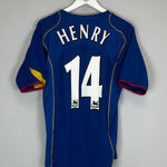 2004/05 ARSENAL HENRY 14 AWAY SHIRT (M) NIKE - Cult Kits - Medium - Buy Vintage Football Shirts, Authentic Retro Football Shirts For Sale, Classic Football Shirts & Soccer Jersey