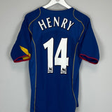 2004/05 ARSENAL HENRY 14 AWAY SHIRT (M) NIKE - Cult Kits - Medium - Buy Vintage Football Shirts, Authentic Retro Football Shirts For Sale, Classic Football Shirts & Soccer Jersey