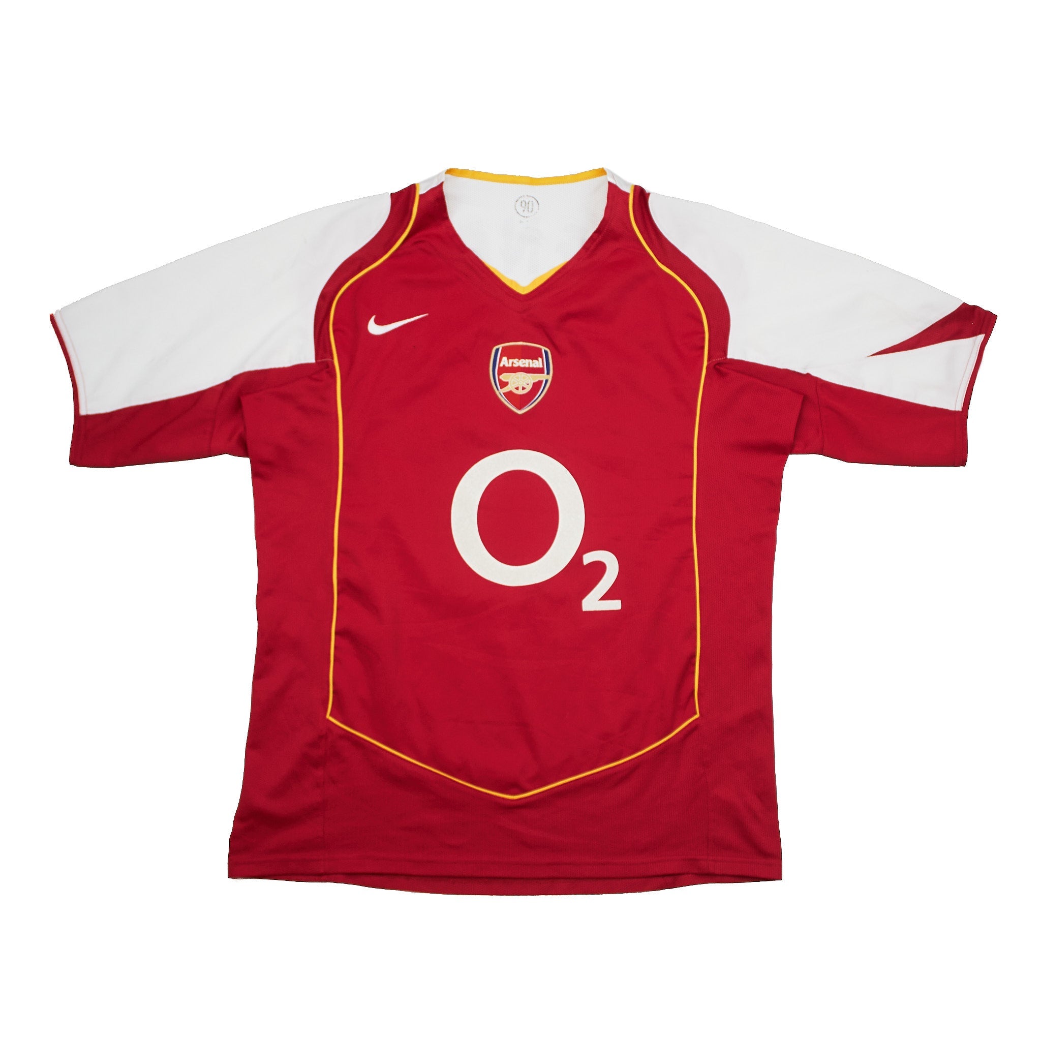 Buy 2004/05 Arsenal Henry 14 Home Shirt (M) Nike ~ Free worldwide shipping ~ Authentic Vintage Football Shirts from Cult Kits
