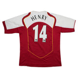 Buy 2004/05 Arsenal Henry 14 Home Shirt (M) Nike ~ Free worldwide shipping ~ Authentic Vintage Football Shirts from Cult Kits
