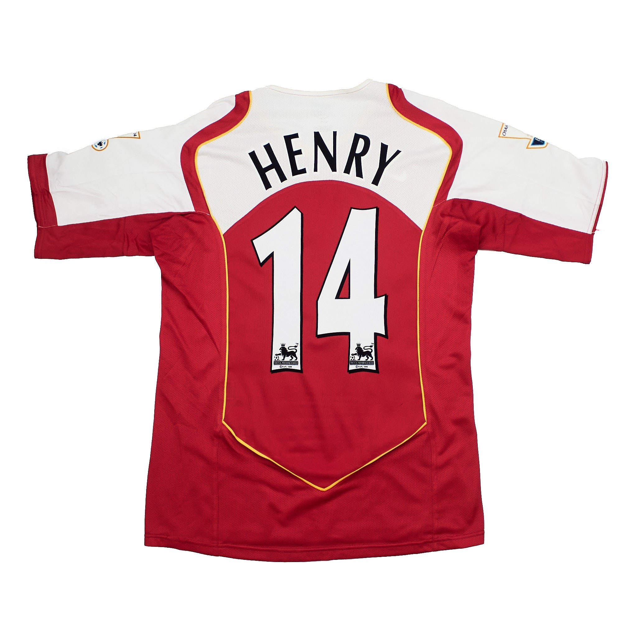 Buy 2004/05 Arsenal Henry 14 Home Shirt (S) Nike ~ Free worldwide shipping ~ Authentic Vintage Football Shirts from Cult Kits